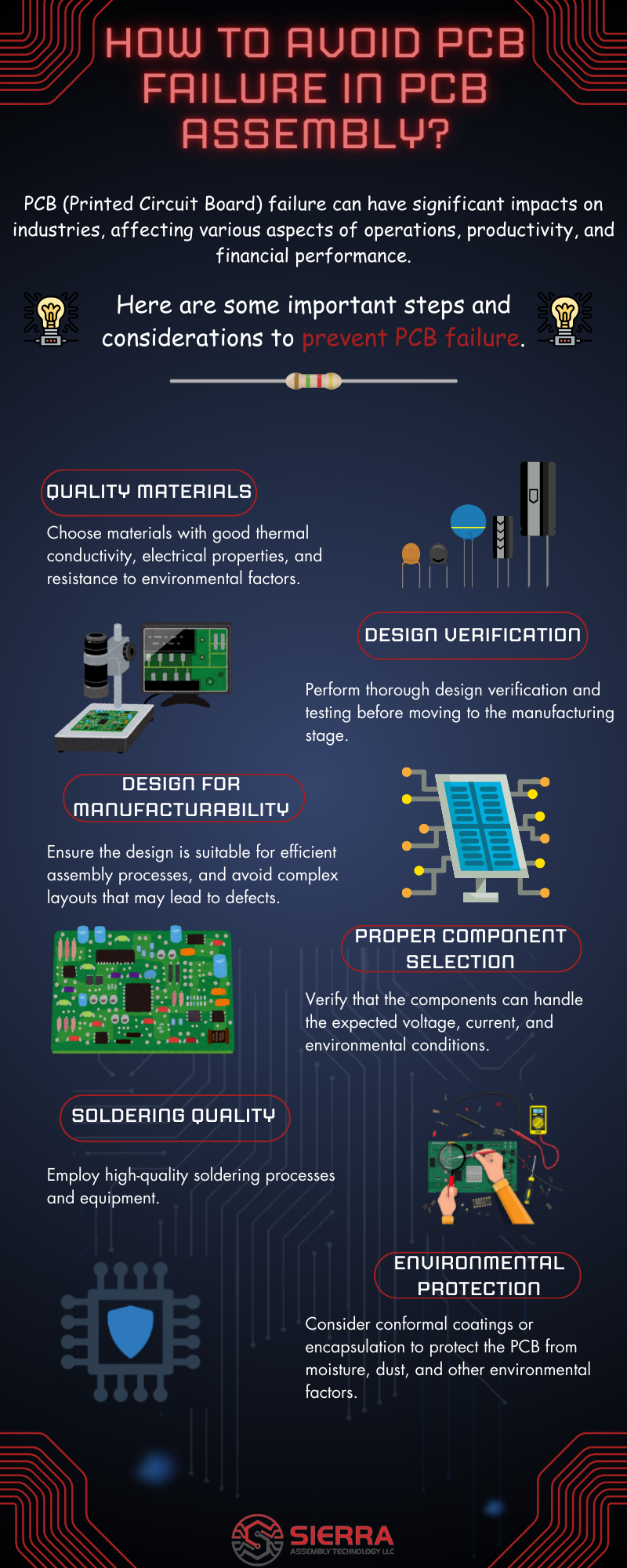avoid PCB failure in PCB assembly